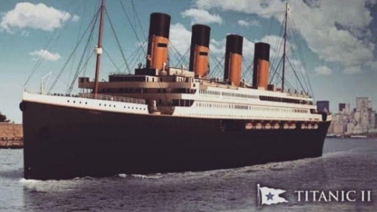 Así será el Titanic 2, la réplica moderna del más famoso transatlántico de la historia.-INSTAGRAM