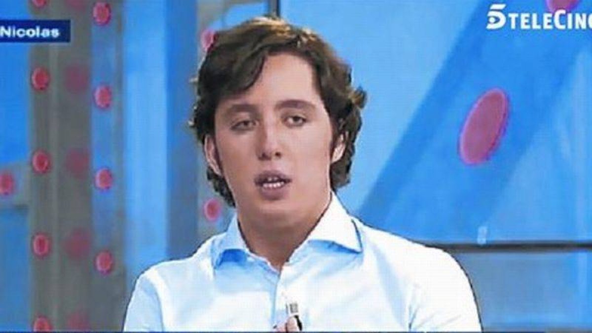 Francisco Nicolás Gómez, anoche en Tele 5.-Foto: TELE 5