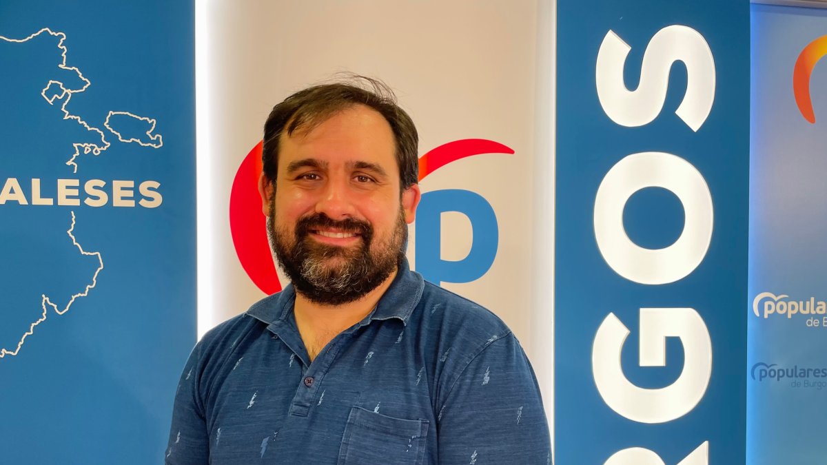 Jorge Berzosa, viceportavoz del PP en el Ayuntamiento de Burgos. ECB