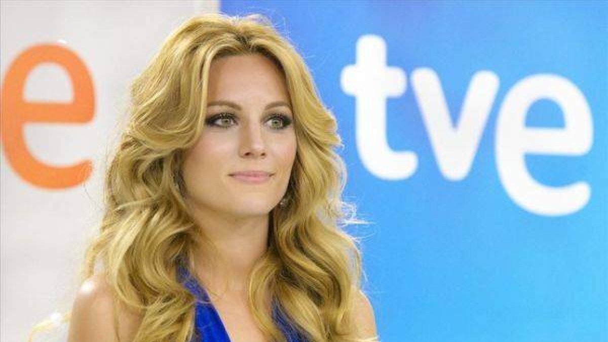 La cantante madrileña Edurne, que participará en el próximo Festival de Eurovisión.-Foto: TVE