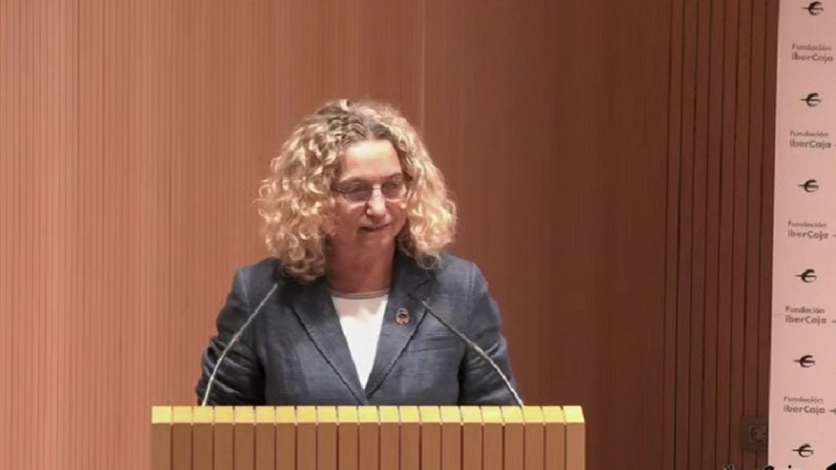 Clara Arpa, vicepresidenta de la Comisión de Responsabilidad Social Empresarial de la CEOE. IBERCAJA