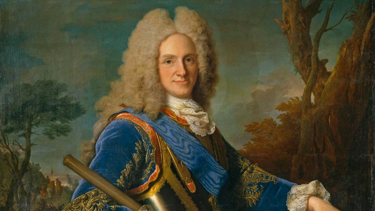 Retrato de Felipe V a manos de Jean Ranc en 1723, tres años después de la concesión de la Real Cédula. ECB