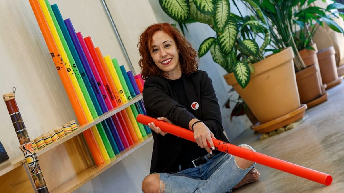 Rocío Madueño, gerente de la Escuela Yoglar. SANTI OTERO
