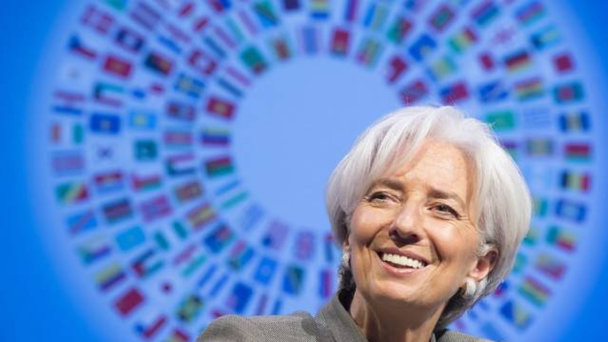 La actual directora gerente del FMI, Christine Lagarde, este jueves en Washington.-Foto: EFE / STEVE JAFFE