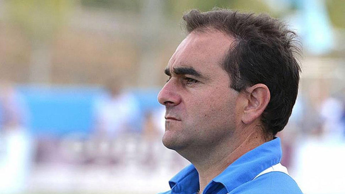 Javier Bermúdez durante un encuentro en El Montecillo.-ALBERTO CALVO