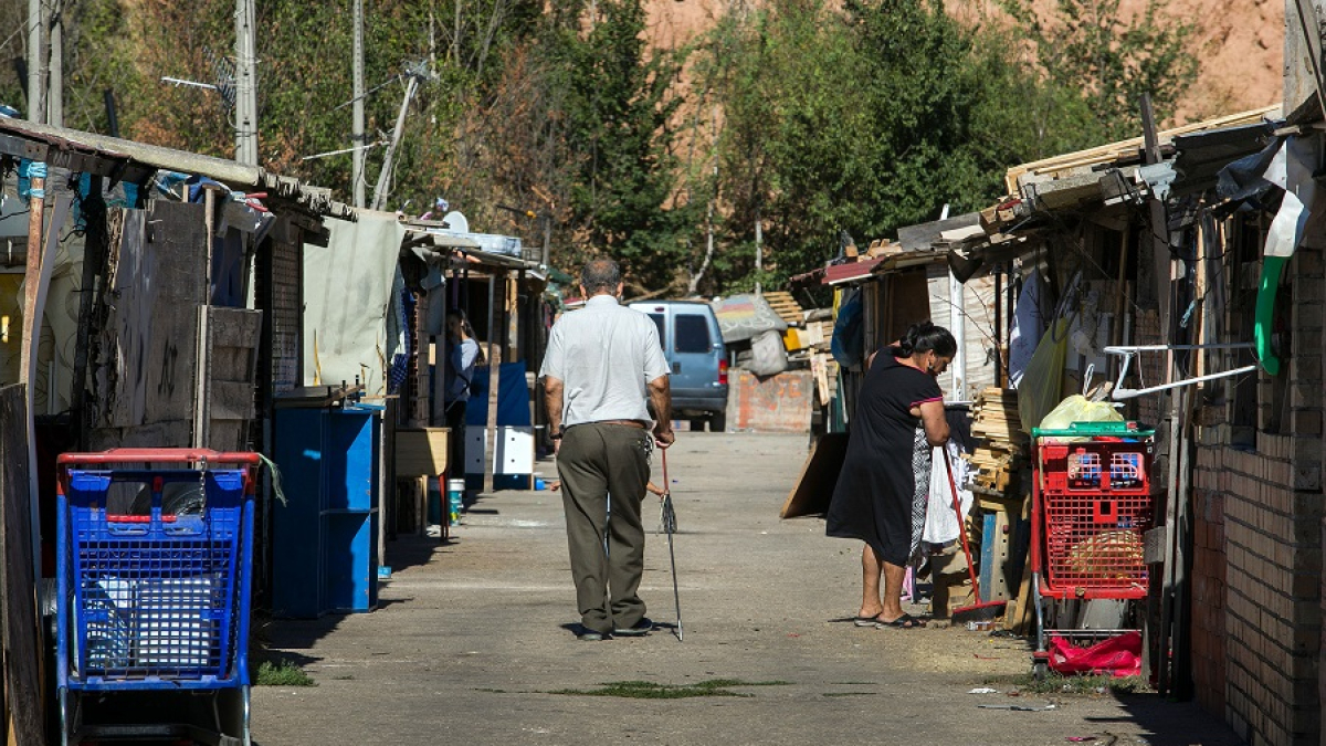 El poblado chabolista del Encuentro, en Burgos. TOMÁS ALONSO