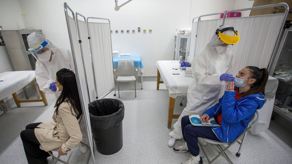 Imagen del cribado a vecinos de la zona básica de salud de Los Cubos. SANTI OTERO