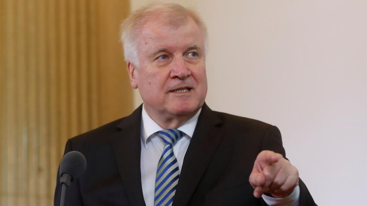 El ministro del Interior alemán, Horst Seehofer.-REUTERS / LEONHARD FOEGER