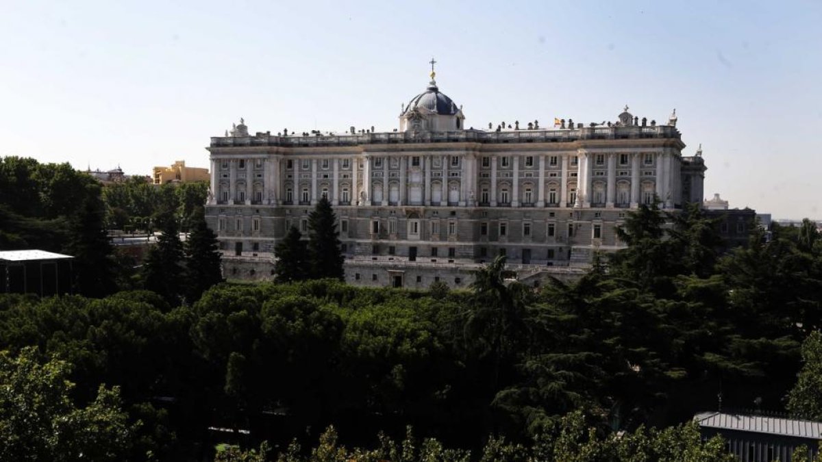 El Palacio Real de Madrid, o palacio de Oriente, uno de los inmuebles gestionados por Patrimonio Nacional.-AGUSTÍN CATALÁN