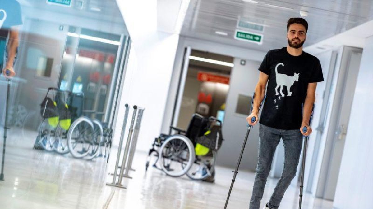 Pelayo Novo, en el hospital de Toledo donde está ingresado.-EFE