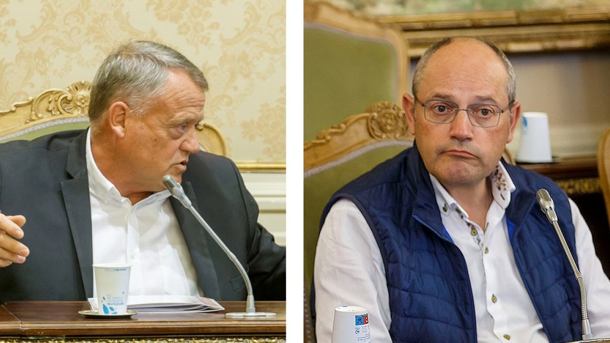 Lorenzo Rodríguez y Eduardo Munguía, de Ciudadanos. SANTI OTERO