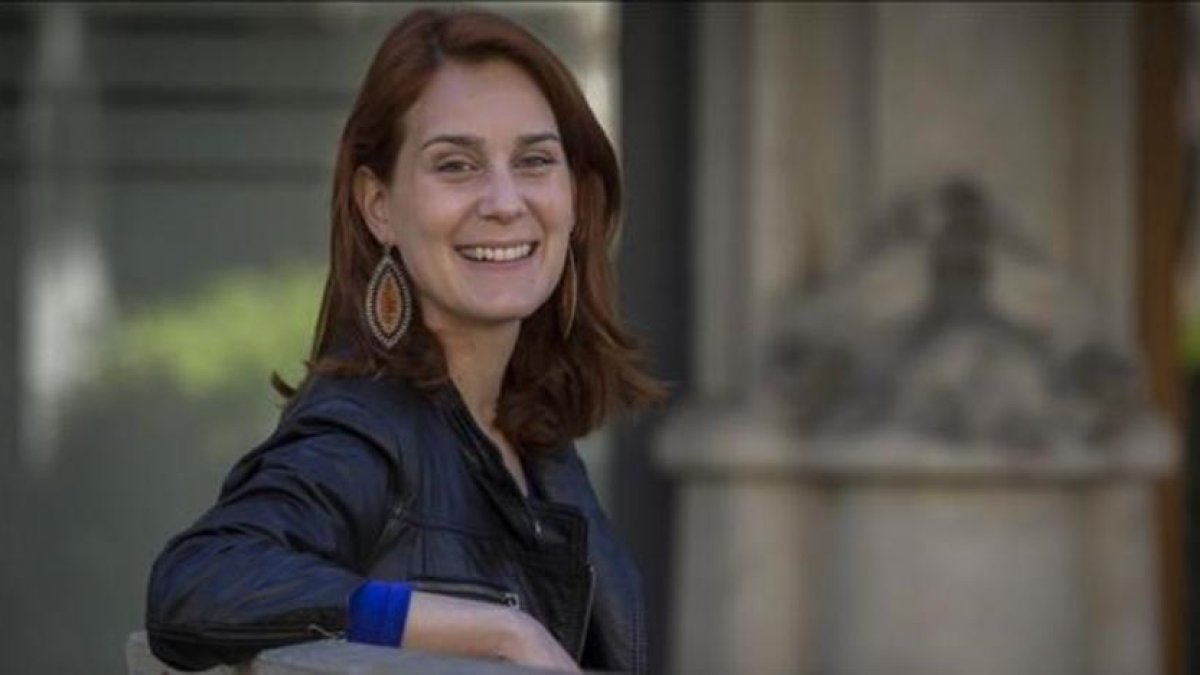 Jéssica Albiach, diputada de Podem en el Parlament.-CARLOS MONTAÑÉS