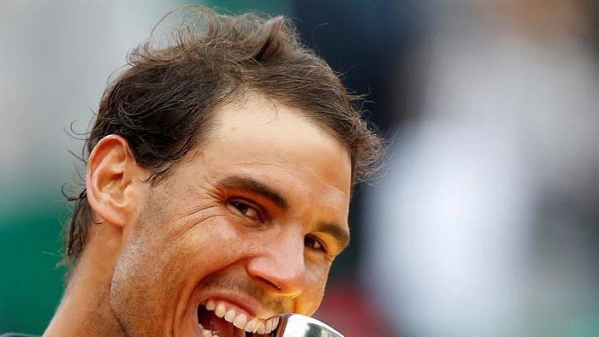 Nadal y su celebración.-EFE