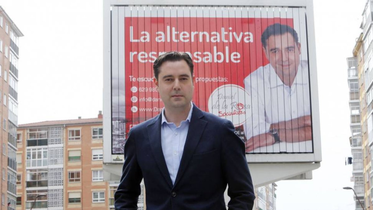 Daniel de la Rosa, en la calle Francisco Grandmontagne.-RAÚL G. OCHOA