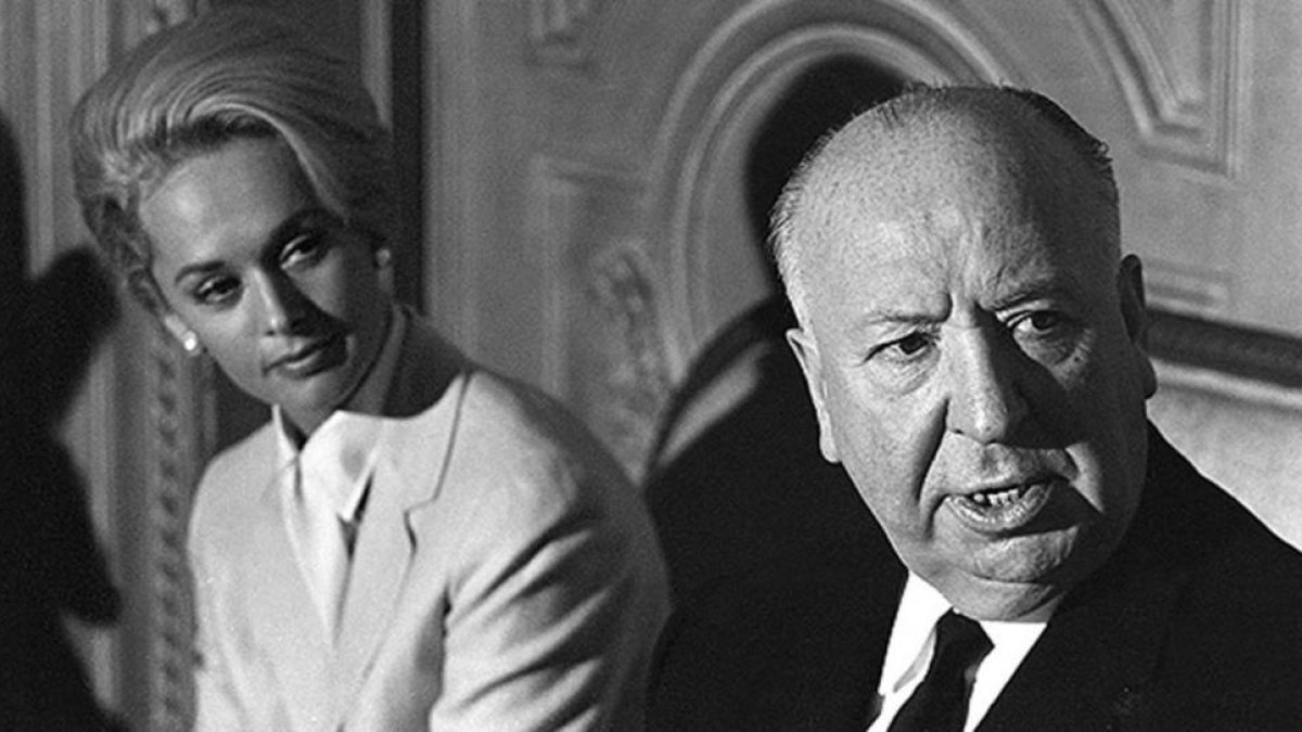 Alfred Hitchcock y Tippi Hedren, en 1963.-ENRIQUE MENESES