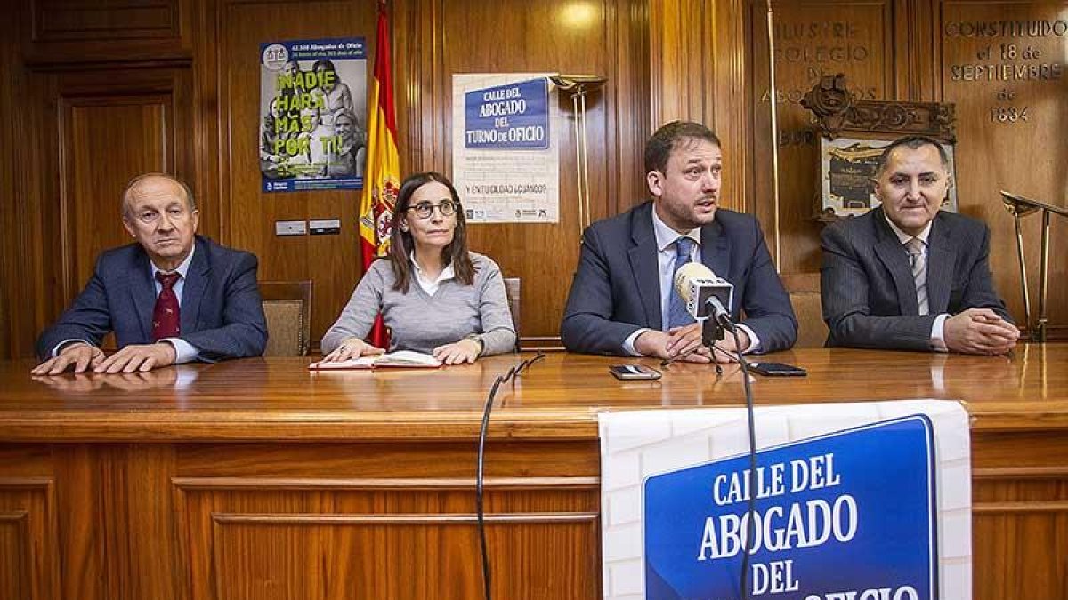 José María de la Cuesta, YolandaVizcarraga, Guillermo Plaza y SantiagoBello, durante la presentación de ayer.-SANTI OTERO