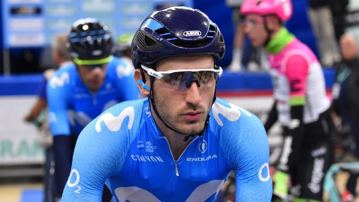 Carlos Barbero, en el Giro dell’Emilia 2018.-BETTINIPHOTO.NET / MOVISTAR TEAM