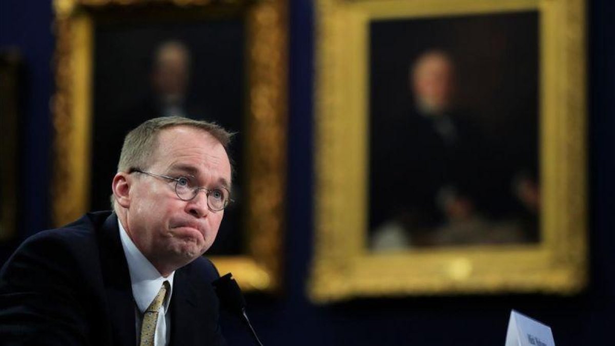 El controvertido jefe de la Oficina de Presupuesto de EEUU, Mick Mulvaney.-AP / MANUEL BALCE CENETA