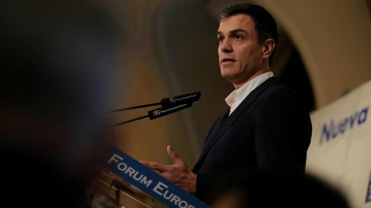 El líder del PSOE, Pedro Sánchez.-/ JOSÉ LUIS ROCA