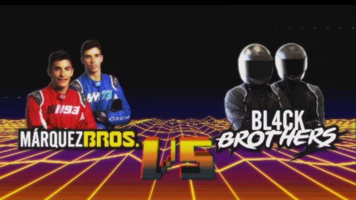 El videojuego que enfrenta a los Márquez Bros. con los Bl4ckbrothers.-