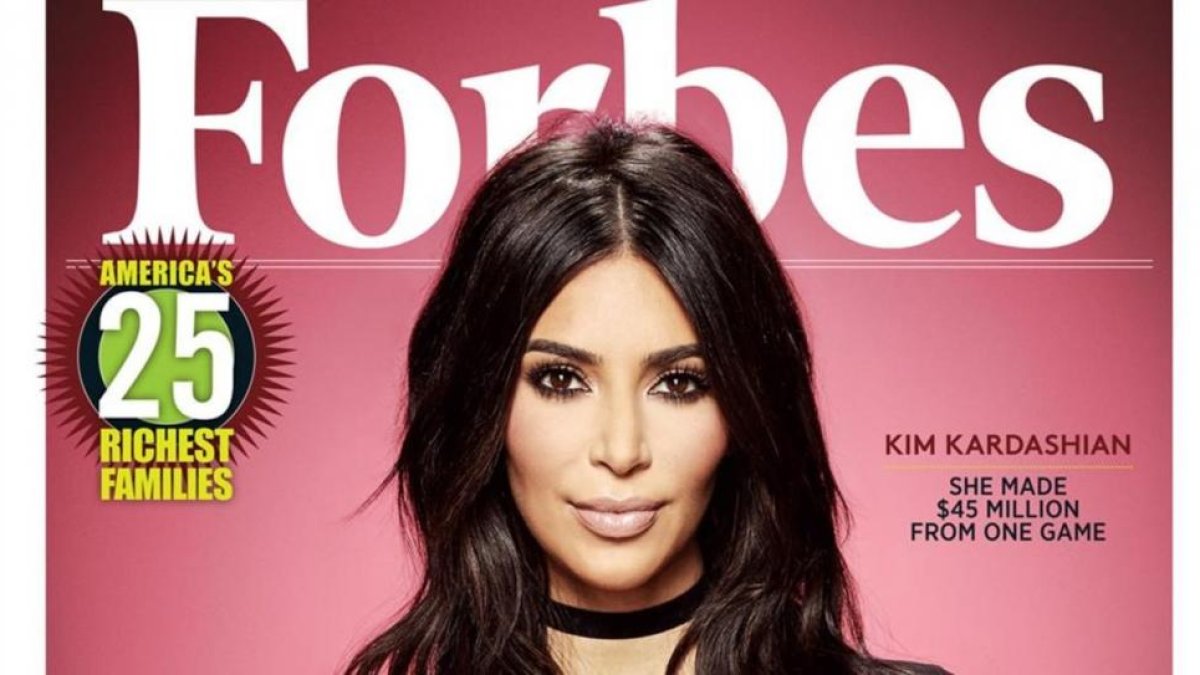 Kim Kardashian, portada de 'Forbes' .-FORBES