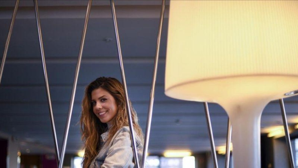 Miriam Rodríguez, tercera finalista de OT 2017, posa el pasado martes, en Barcelona.-EL PERIÓDICO