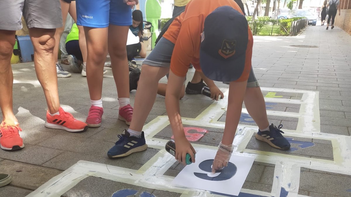 270 menores han disfrutado decorando Aranda de Duero