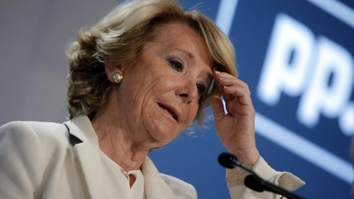 Esperanza Aguirre.-JOSÉ LUIS ROCA