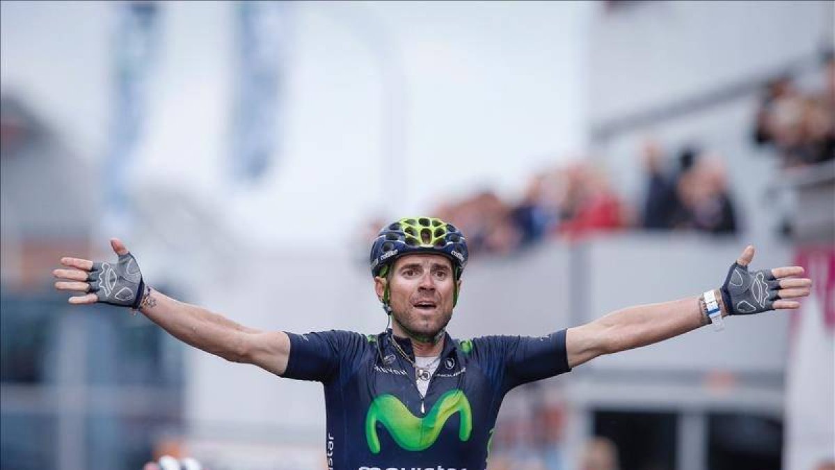 Alejandro Valverde sentencia al esprint.-EFE