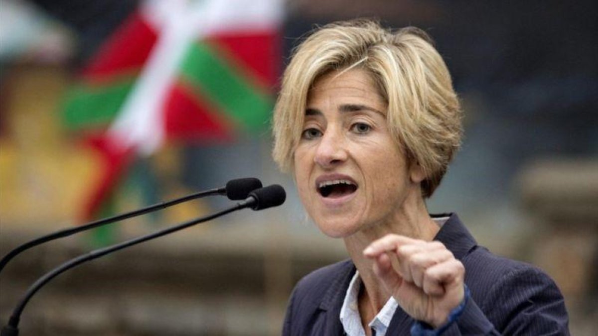 Pili Zabala, candidata de Podemos Euskadi a las elecciones vascas.-EFE / DAVID AGUILAR