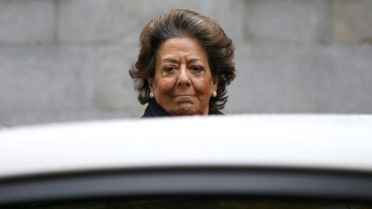 Rita Barberá, llegando al Tribunal Supremo, el pasado lunes.-SUSANA VERA / REUTERS