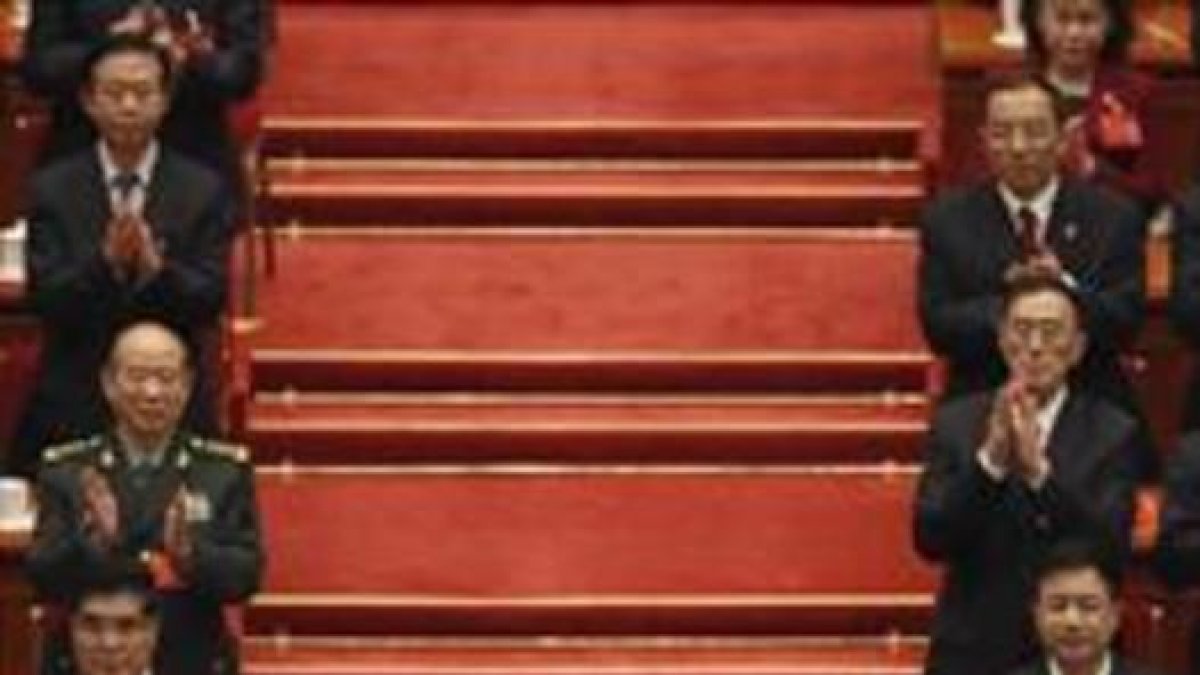 Xi Jinping, durante la clausura congreso del Partido Comunista chino.-AP / ANDY WONG