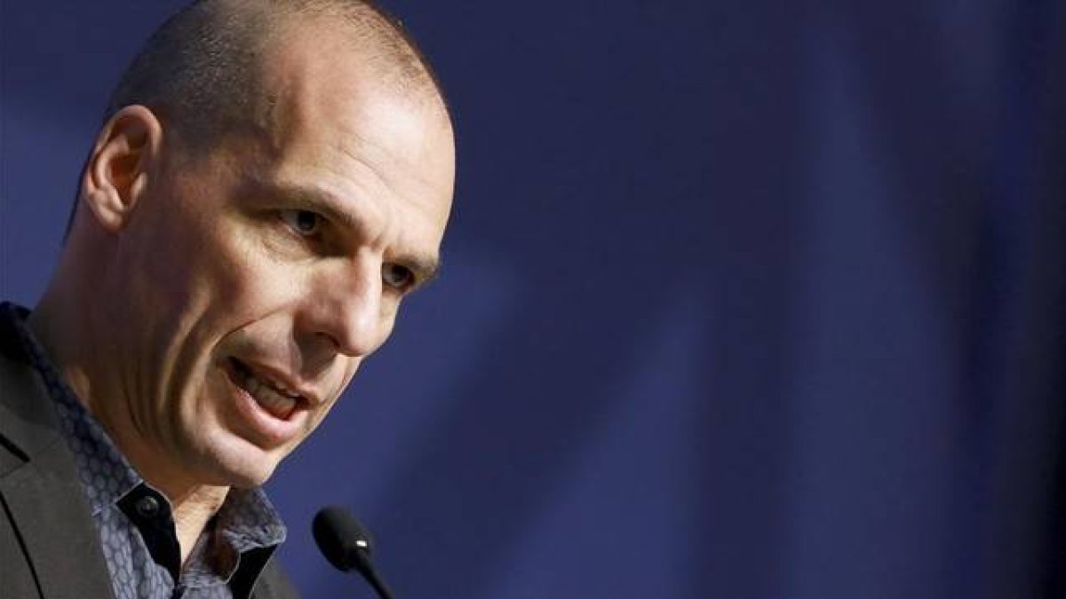 Varoufakis, en una aparición pública reciente.-