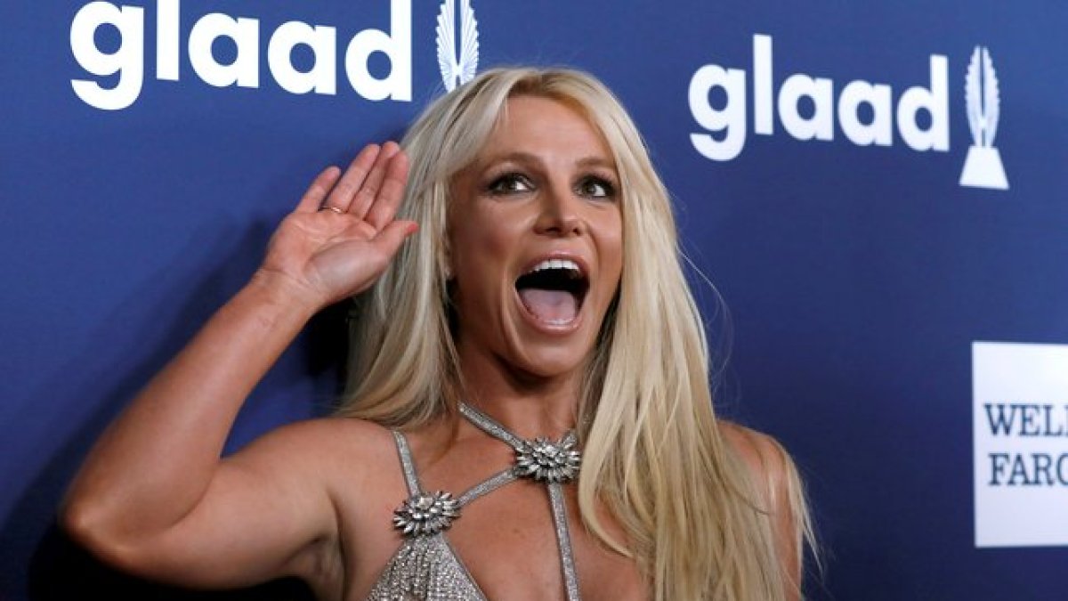 Britney Spears, durante la entrega de unos premios en beverly Hills, hace un año.-X90045
