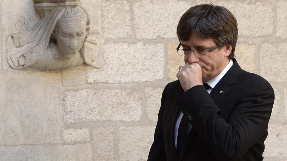 El presidente de la Generalitat, Carles Puigdemont-JOSEP LAGO