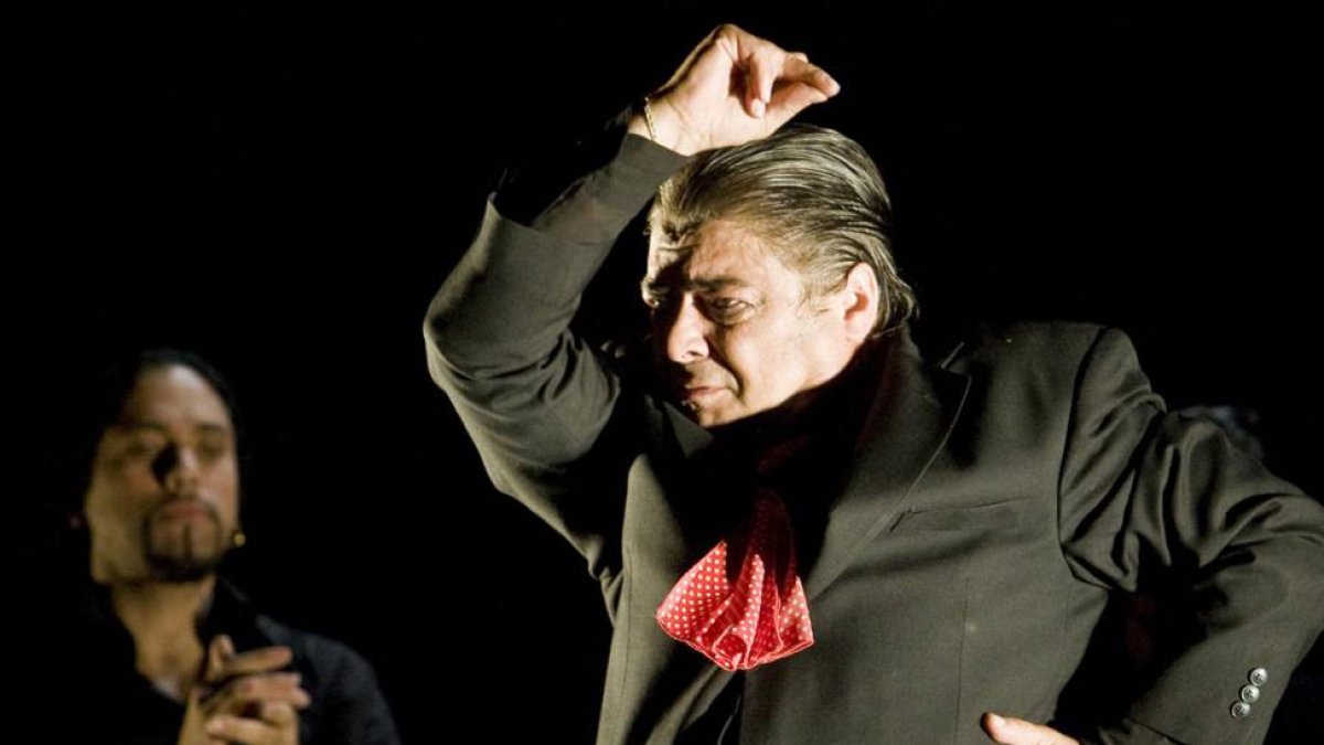 El bailaor Antonio Canales visitó Miranda en diciembre gracias al programa Platea.-ECB
