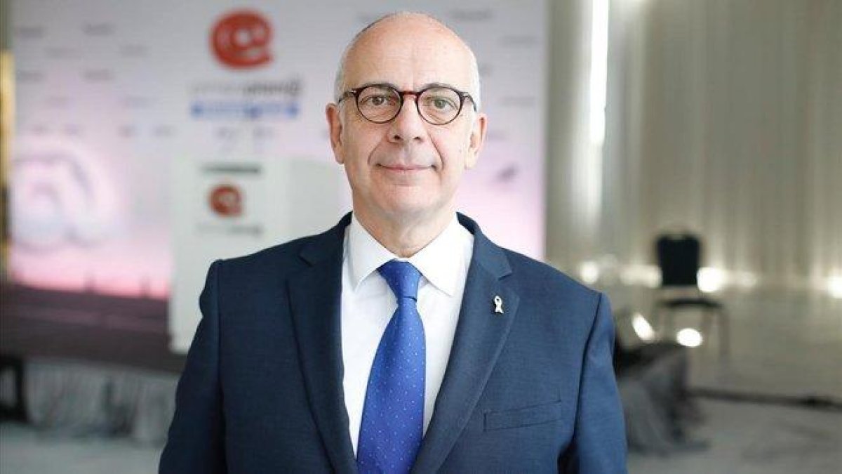 El director general de Mitjans de Comunicación de la Generalitat, Ignasi Genovès, el pasado 15 de abril-FERRAN NADEU