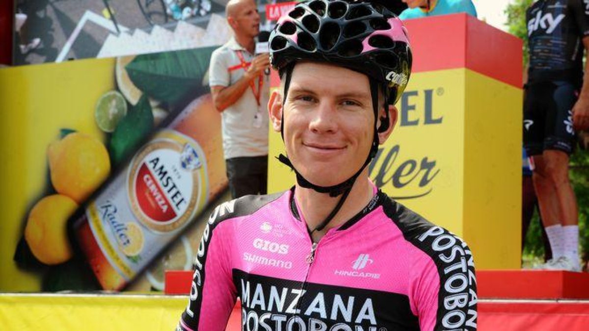 Jetse Bol durante la pasada Vuelta a España.-