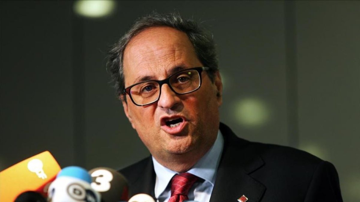 El presidente de la Generalitat, Quim Torra-HAYOUNG JEON / EFE