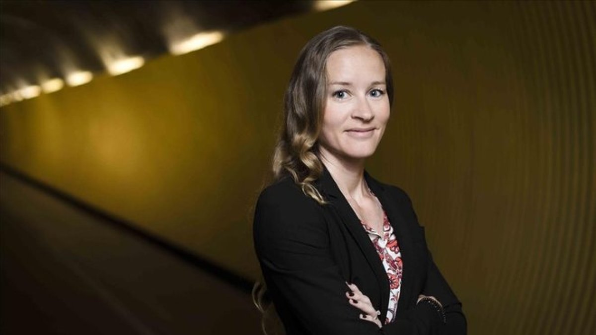 La escritora sueca Stina Jackson.-STEFAN TELL