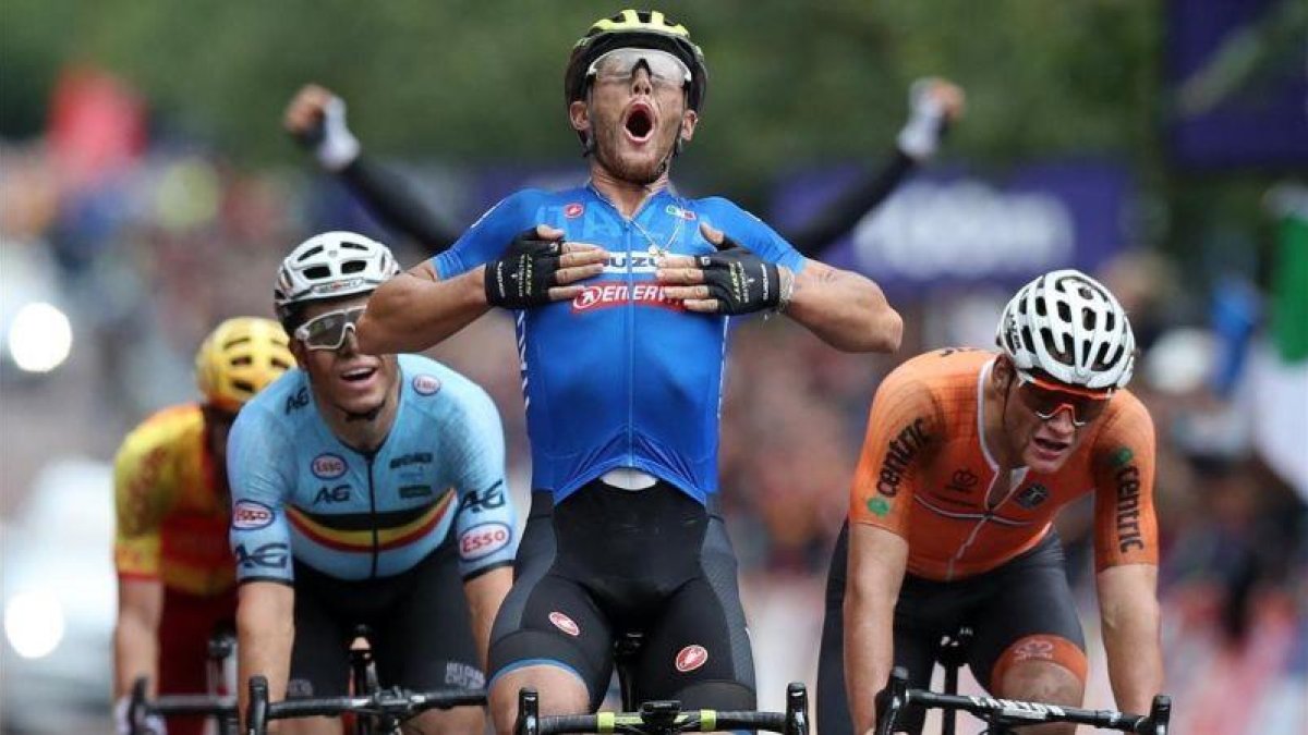 Trentin se proclama campeón de Europa en Glasgow.-REUTERS / PETER CZIBORRA