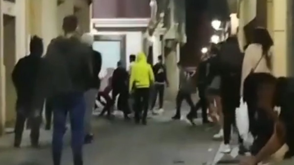 Captura del vídeo de la pelea. ECB