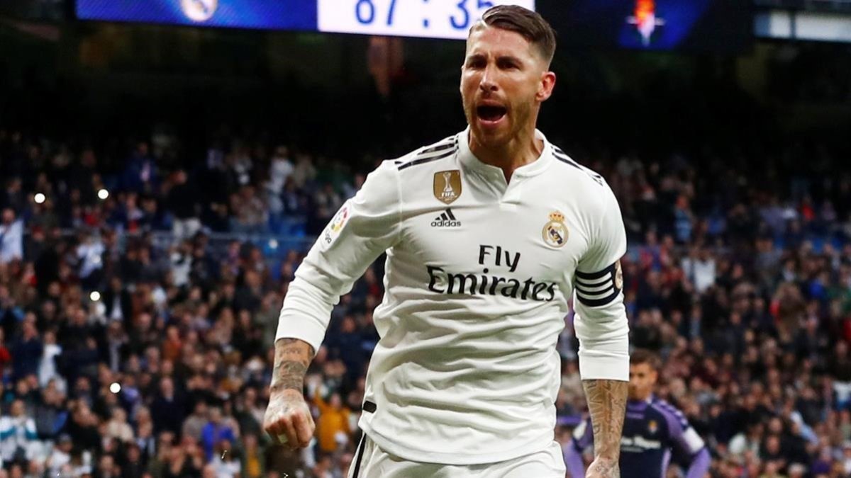 Sergio Ramos, en un partido del Madrid contra el Valladolid.-REUTERS