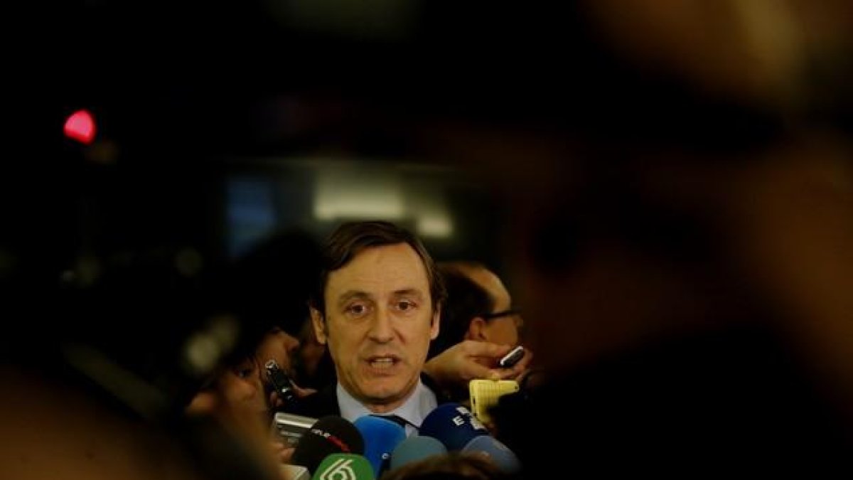 El portavoz parlamentario del PP, Rafael Hernando, en una foto de archivo.-AGUSTÍN CATALÁN