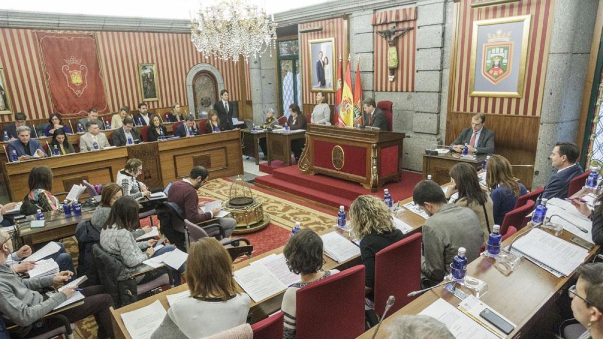 Un momento de la sesión plenaria ordinaria del mes de enero.-SANTI OTERO