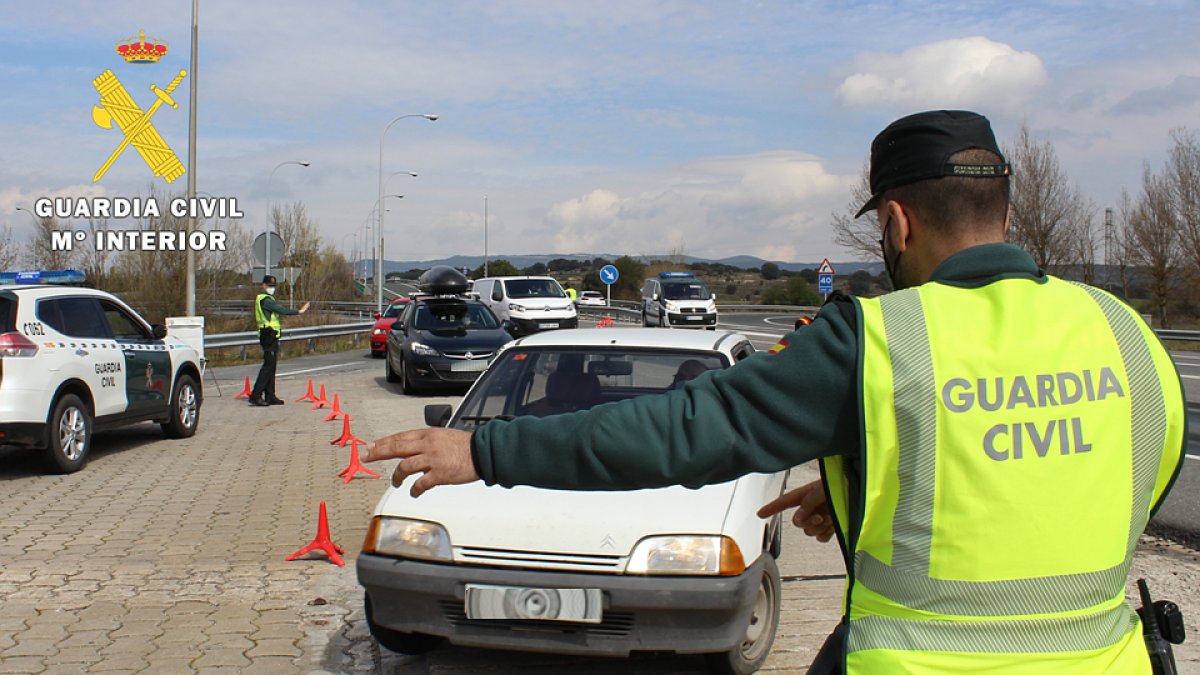 Imagen de un control perimetral de la Guardia Civil. GUARDIA CIVIL