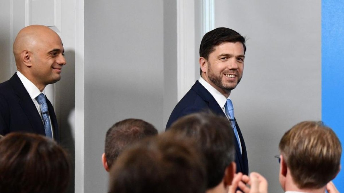 Stephen Crabb, el primer candidato al liderazgo de los conservadores británicos.-LEON NEAL / AFP