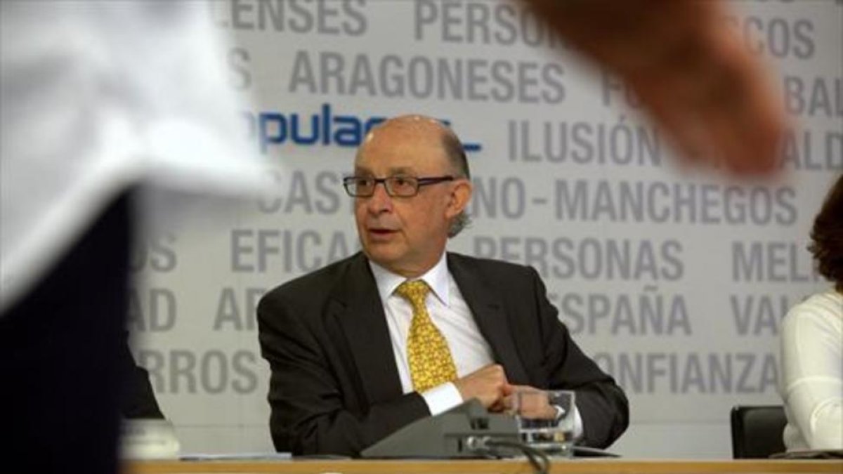 El ministro Cristóbal Montoro.-