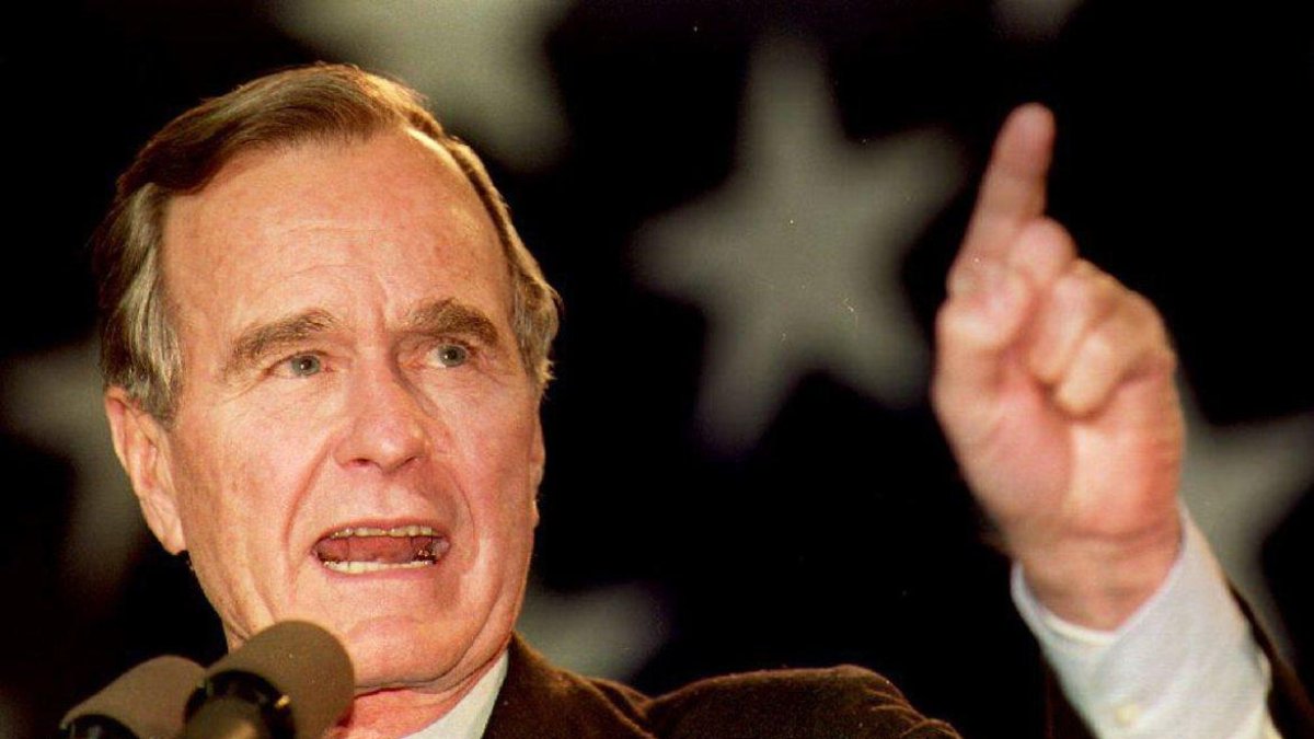 George H.W. Bush.-