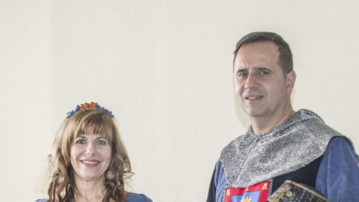 Ana Isabel Núñez y Juan Manuel Crespo caracterizados.-Israel L. Murillo